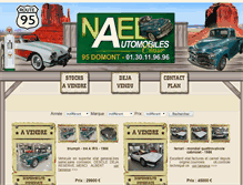 Tablet Screenshot of naelautoclassic.com